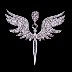 آویز گردنبند نقره زنانه مدل AVN_M014 