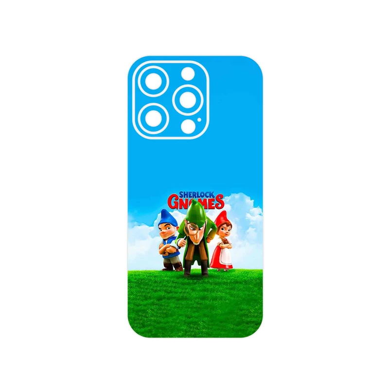 برچسب پوششی ماهوت مدل Sherlock Gnomes مناسب برای گوشی موبایل اپل iPhone 14 Pro