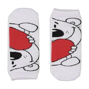 جوراب دخترانه مدل خرس دو قلب کد mhm