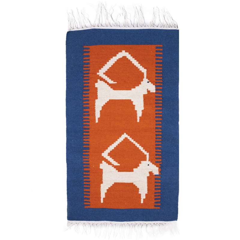 گلیم دستباف یک و نیم متری کد 66