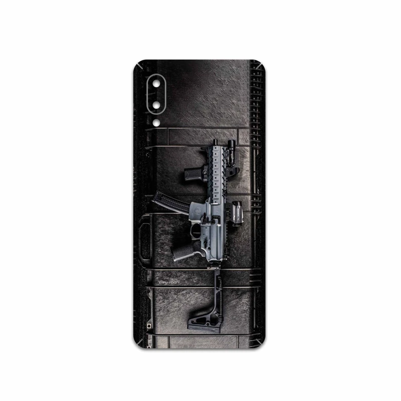 برچسب پوششی ماهوت مدل Gun مناسب برای گوشی موبایل سامسونگ Galaxy A02