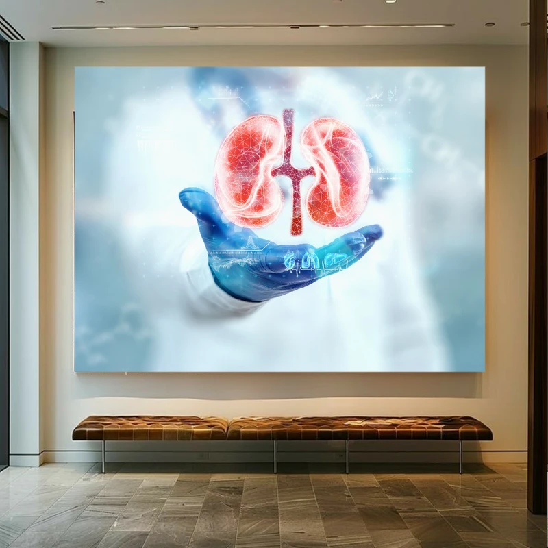 تابلو بوم طرح کلیه مدل پزشکی دیجیتال کد FP104943