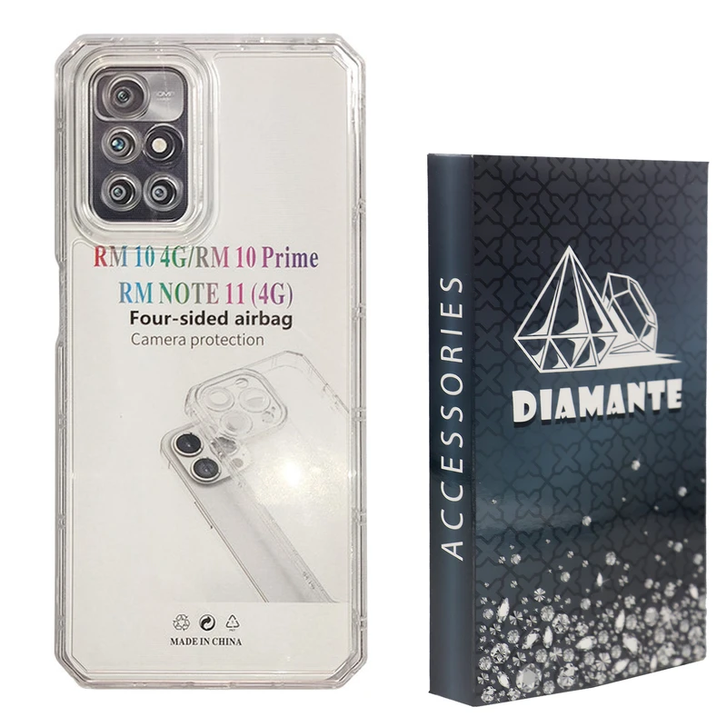 کاور دیامانته مدل Nahid Navy مناسب برای گوشی موبایل شیائومی Redmi 10 Prime