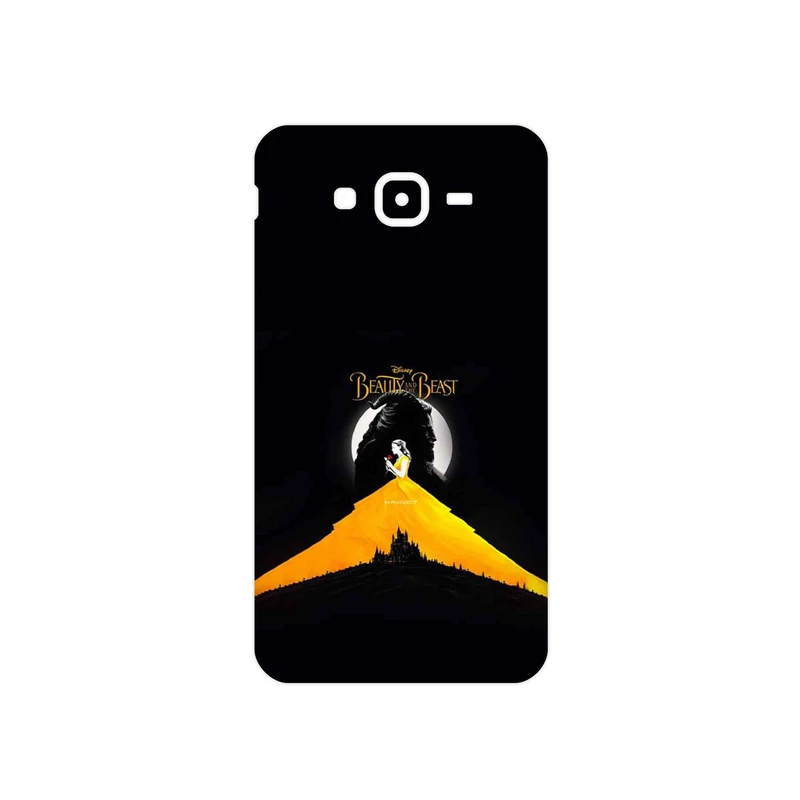 برچسب پوششی ماهوت مدل Beauty and the Beast مناسب برای گوشی موبایل سامسونگ Galaxy J7 Core