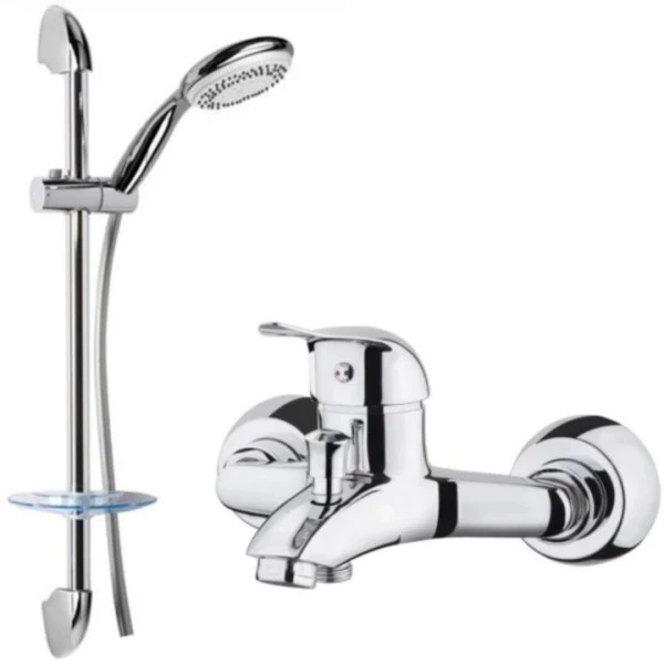 شیر حمام فاخته مدل پاندورا اردکی k به همراه علم دوش مجموعه 2 عددی