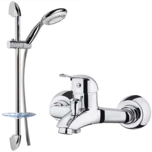 شیر حمام فاخته مدل پاندورا اردکی k به همراه علم دوش مجموعه 2 عددی