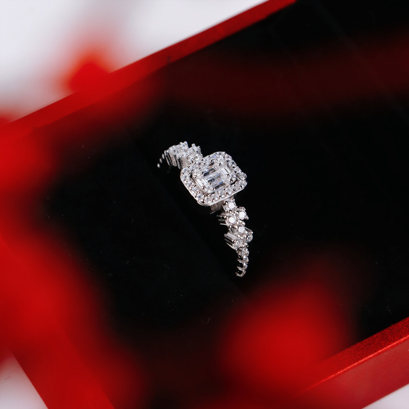 انگشتر نقره زنانه جی تی ای مدل جی نایس 89