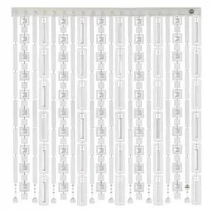 پرده آریا کریستال مدل عروس سایز 80x200 سانتی متر