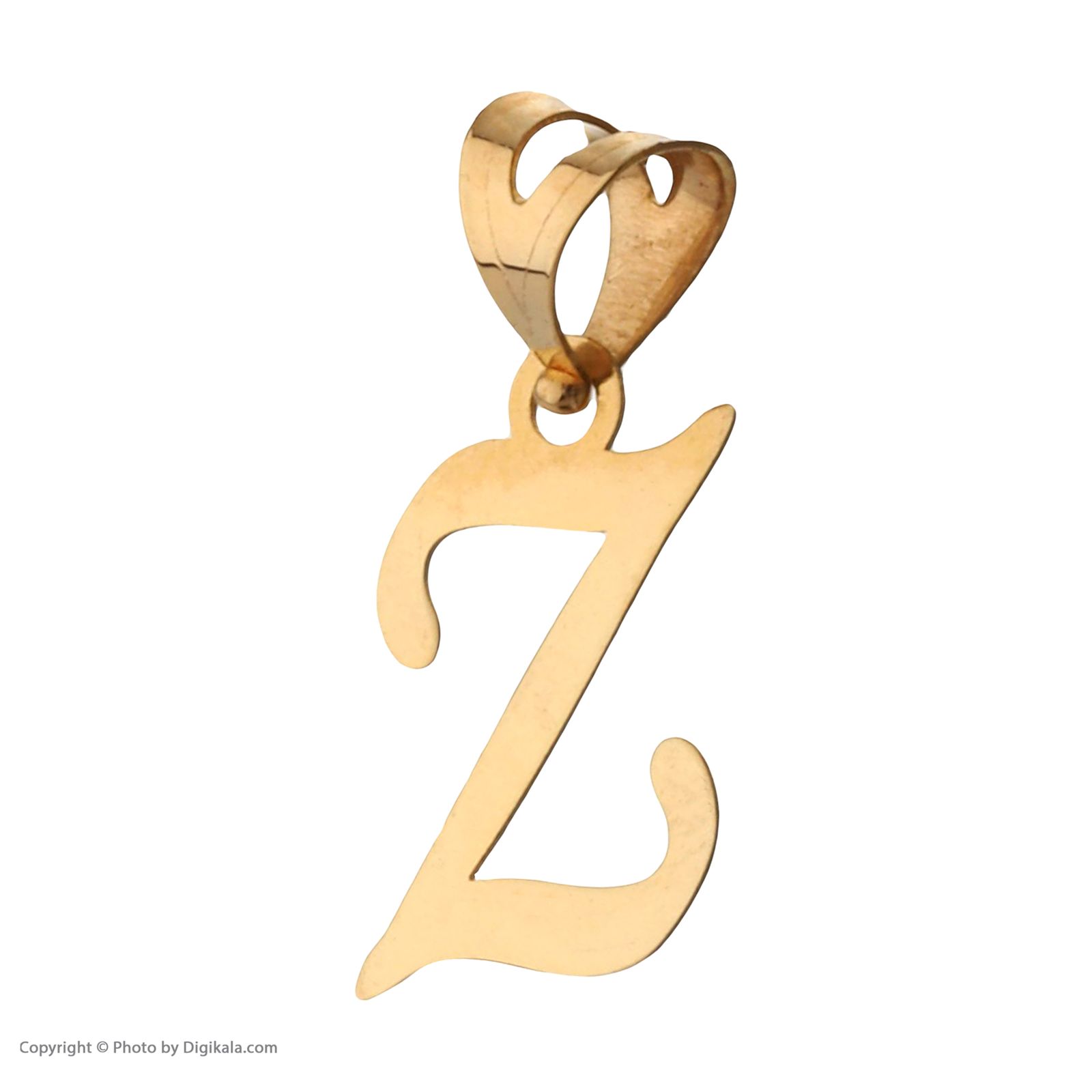 آویز گردنبند طلا 18 عیار زنانه مایا ماهک مدل MM1651 حرف لاتین Z -  - 3