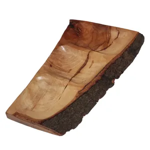 اردو خوری چوبی مدل روستیک چنار طرح سه خانه کد 002