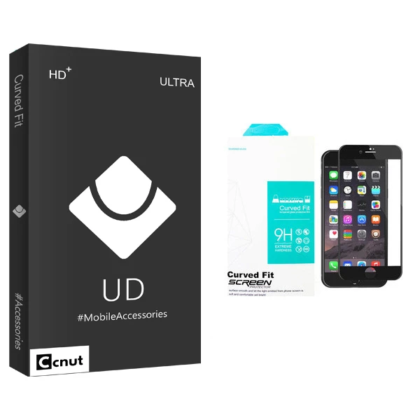 محافظ صفحه نمایش سرامیکی مات کوکونات مدل UD Black مناسب برای گوشی موبایل اپل Iphone 7/ 8