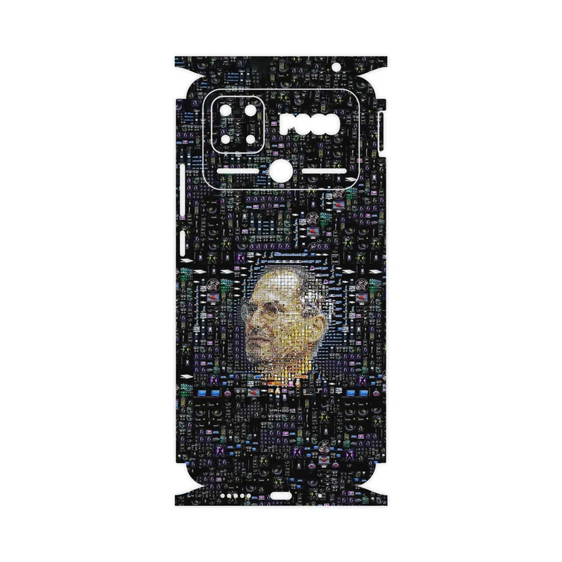 برچسب پوششی ماهوت مدل 2 Collage of Steve Jobs-FullSkin مناسب برای گوشی موبایل شیائومی Poco C40