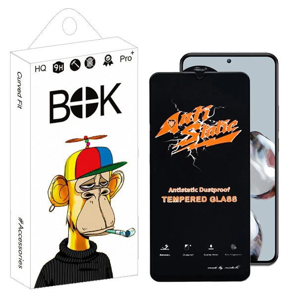 محافظ صفحه نمایش بوک مدل Antistatic Luxel مناسب برای گوشی موبایل شیائومی mi 12T