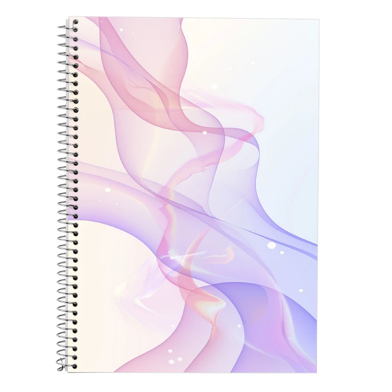 دفتر زبان 50 برگ مدوپد مدل سه خط طرح پاستیلی کد DF13560