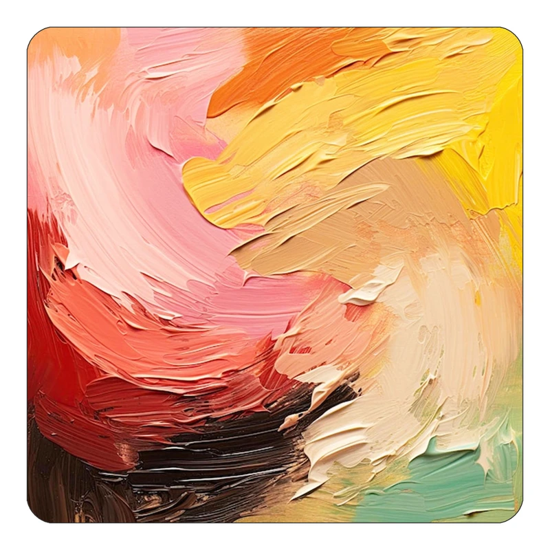 مگنت کاکتی طرح نقاشی رنگ روغن مدل mp69552