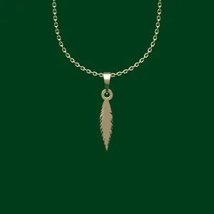 گردنبند طلا 18 عیار زنانه مدوپد مدل پر کد FF2-1-1005