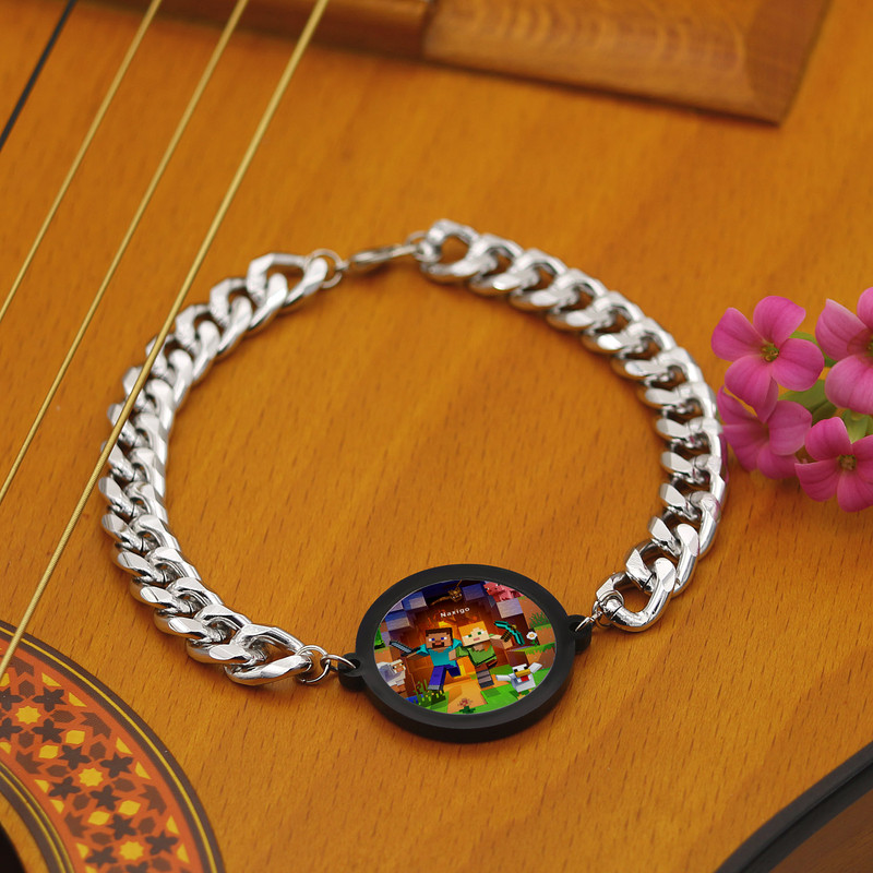 دستبند ناکسیگو مدل ماینکرفت کد BZ7858