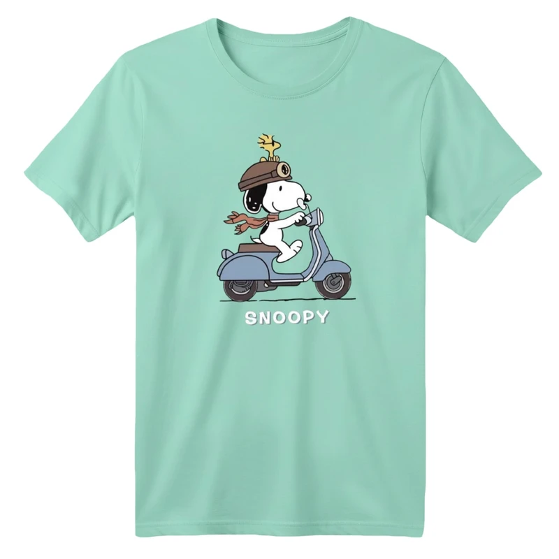 تی شرت آستین کوتاه بچگانه مدل اسنوپی و موتور