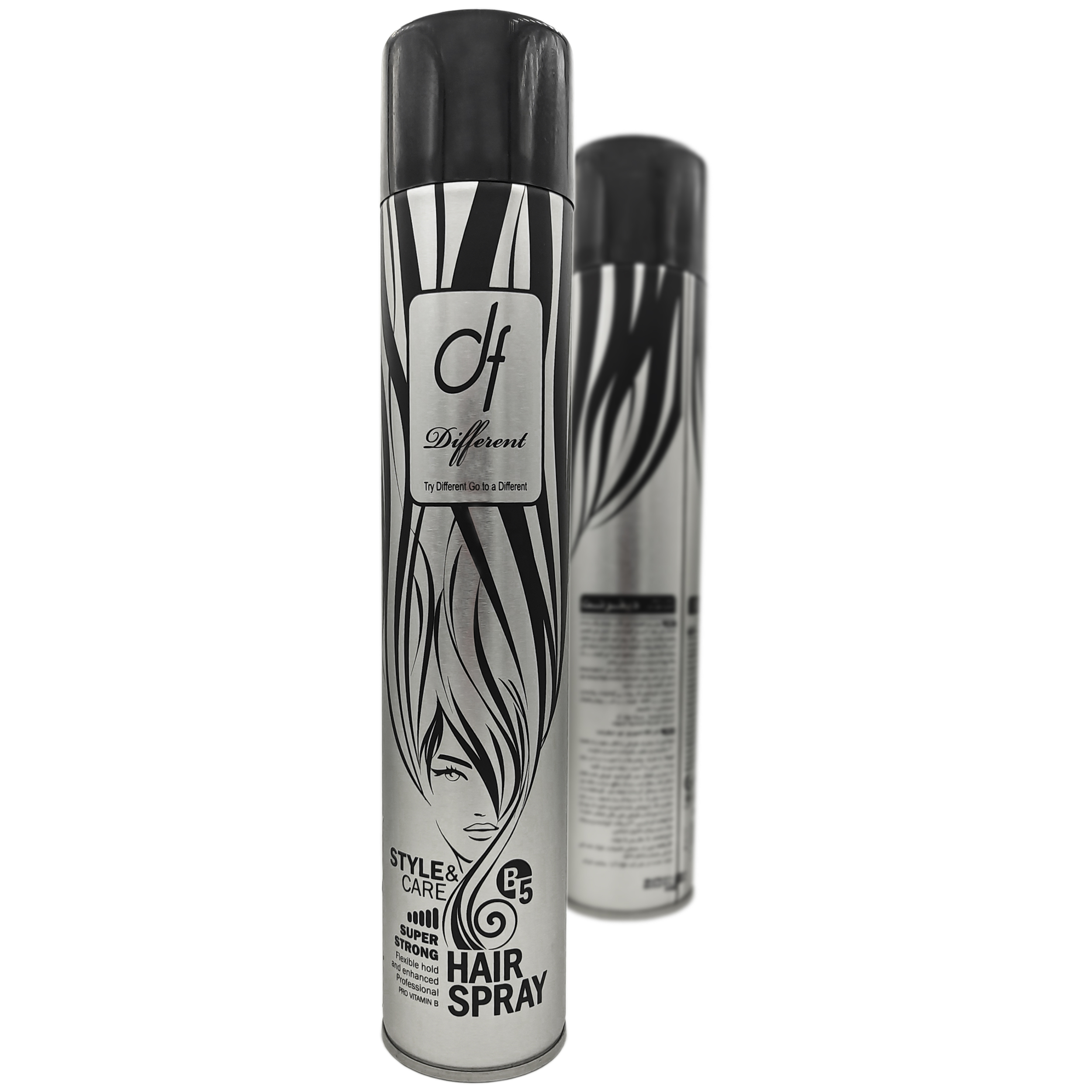 اسپری حالت دهنده مو دیفرنت مدل B5 حجم 500 میلی لیتر مجموعه 3 عددی