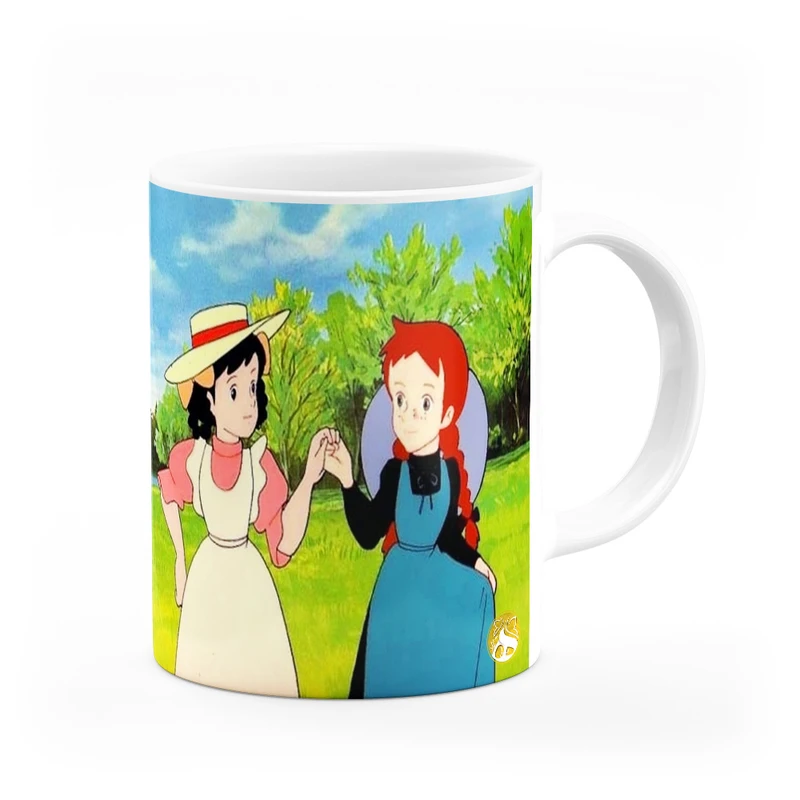 ماگ هومرو طرح انیمیشن آن شرلی با موهای قرمز مدل MG3282