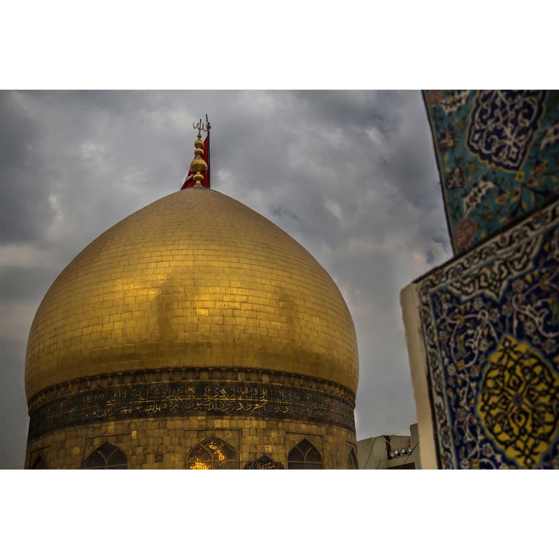 تابلو شاسی طرح گنبد حرم امام حسین مدل T2411