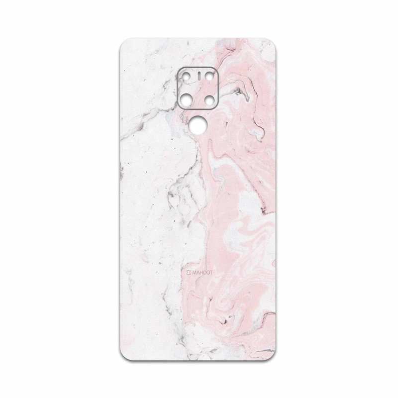 برچسب پوششی ماهوت مدل Blanco-Pink-Marble مناسب برای گوشی موبایل هوآوی Mate 20 X