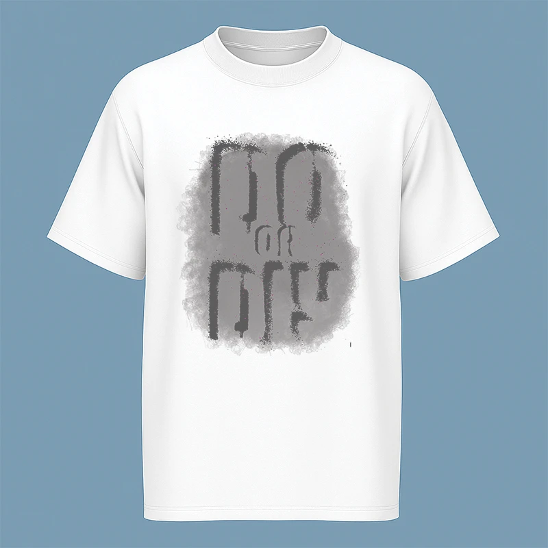 تی‌شرت آستین کوتاه مردانه مدل گرافیتی اسپری d7