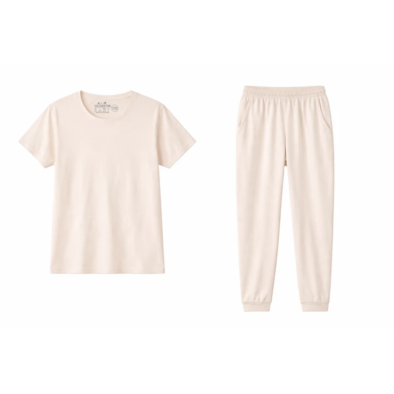 ست تی‌شرت آستین کوتاه و شلوار راحتی زنانه مدل ۱۰۲۷