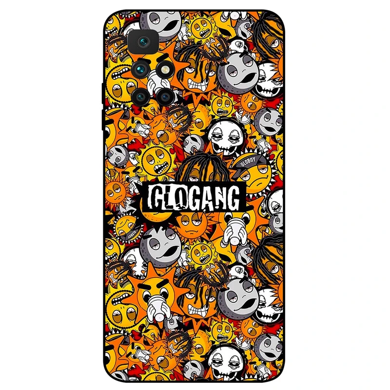 کاور مگافون طرح شکلک مدل 8243 مناسب برای گوشی موبایل شیائومی Redmi 10 / 10 Prime