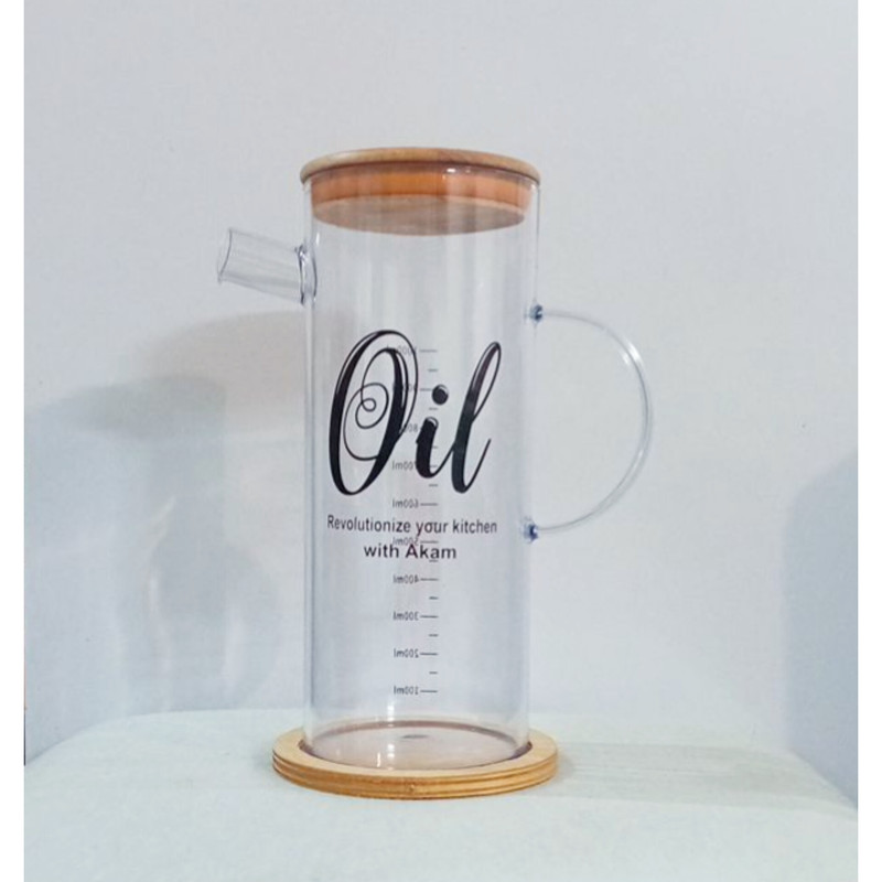 ظرف نگهدارنده روغن مدل چاپدار زیر چوبی