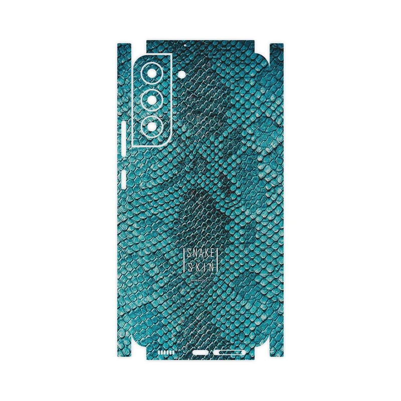 برچسب پوششی ماهوت مدل Blue Snake Skin-FullSkin مناسب برای گوشی موبایل سامسونگ Galaxy S22 Plus 5G