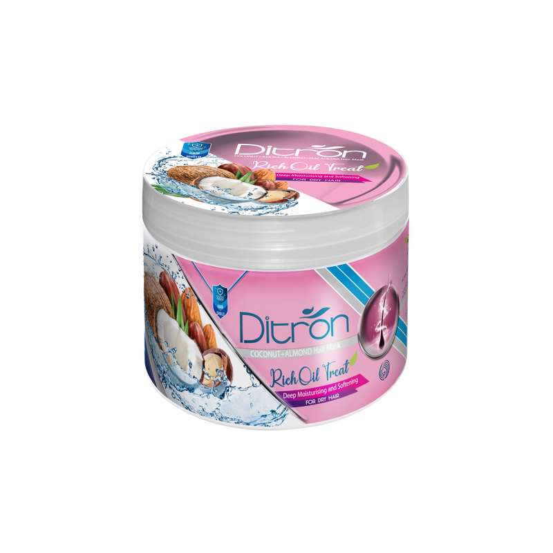 ماسک مو دیترون مدل COCONUT+ALMOND حجم 400 میلی لیتر ماسک مو دیترون مدل COCONUT+ALMOND حجم 400 میلی لیتر