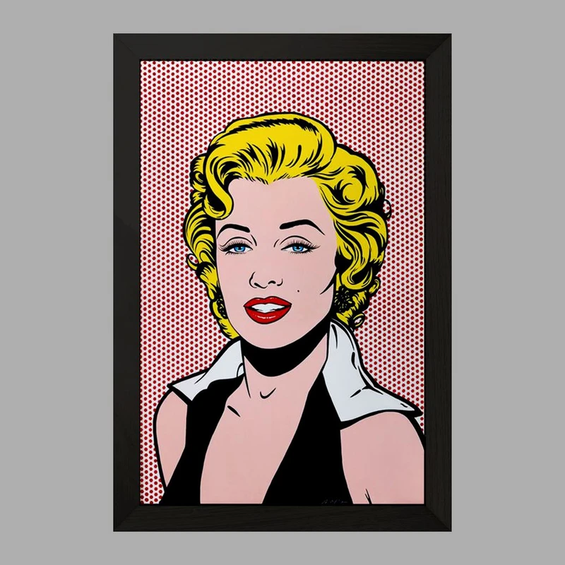 تابلو خندالو مدل مرلین مونرو Marilyn Monroe  کد 3976