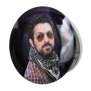 آینه جیبی خندالو طرح اشکان خطیبی مدل تاشو کد 6318 