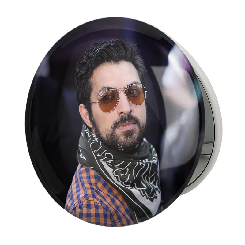 آینه جیبی خندالو طرح اشکان خطیبی مدل تاشو کد 6318 