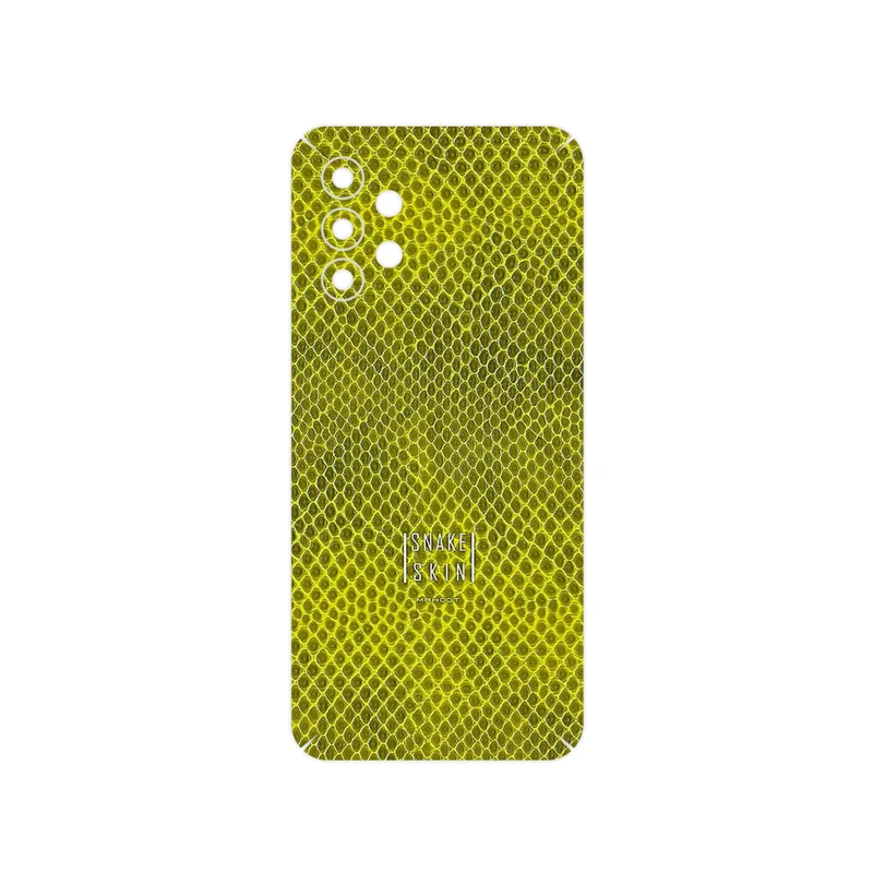 برچسب پوششی ماهوت مدل Yellow Snake Skin مناسب برای گوشی موبایل سامسونگ Galaxy A13
