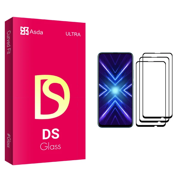 محافظ صفحه نمایش آسدا مدل DS مناسب برای گوشی موبایل آنر 9X بسته سه عددی