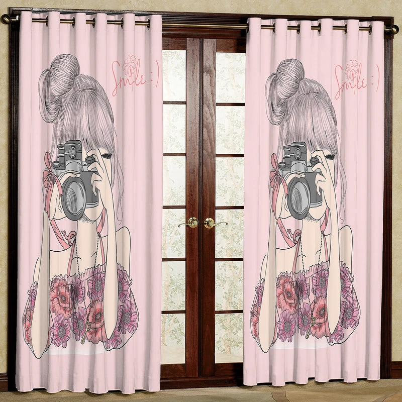  پرده مدل   مخمل پانچی کد 1525 سایز 140x280 سانتی متر