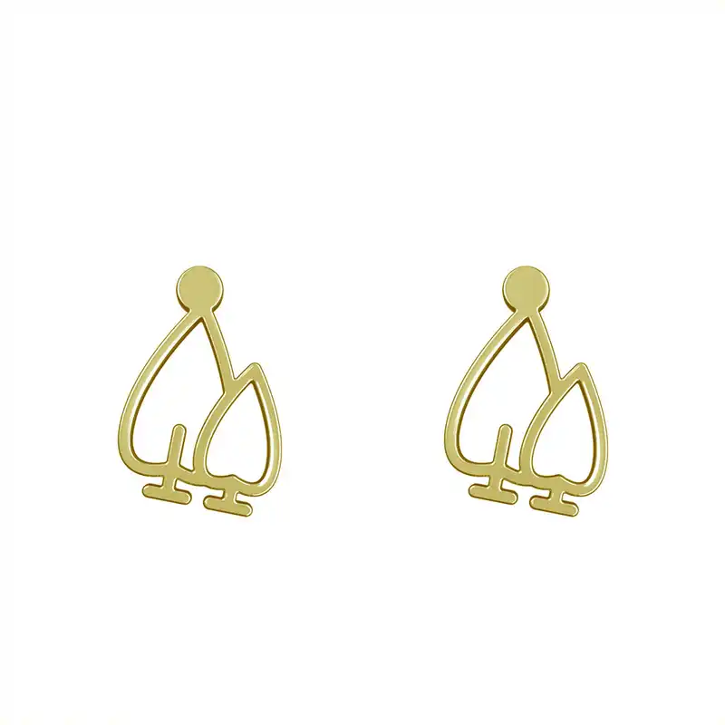 گوشواره طلا 18 عیار زنانه مدوپد مدل درخت کد GA1-15820