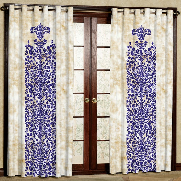 پرده مدل هازان پانچی کد 20 سایز 280x140 سانتی متر