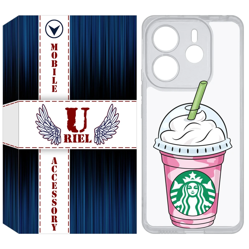 کاور یوریل مدل Clear کد 55 مناسب برای گوشی موبایل شیائومی Redmi Note 14 4G