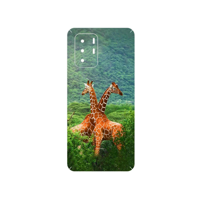 برچسب پوششی ماهوت مدل Giraffe مناسب برای گوشی موبایل شیائومی Redmi Note 10 Pro (China)