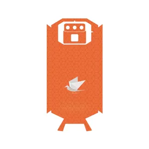 MAHOOT Minimalist origami bird Cover Sticker for Doogee S70