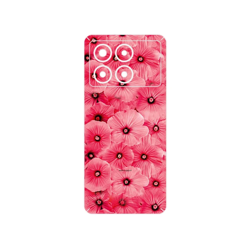 برچسب پوششی ماهوت مدل Pink_Flower مناسب برای گوشی موبایل شیائومی Poco X6 Pro