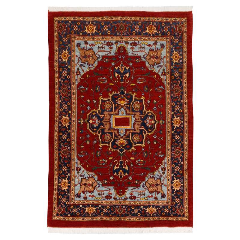 فرش دستباف چهار متری سی پرشیا کد 179740 زمینه لاکی فرش دستباف چهار متری سی پرشیا کد 179740 زمینه لاکی