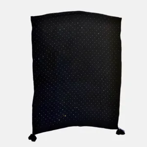 شال زنانه مدل ساده نگین دار