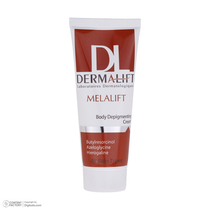 کرم روشن کننده بدن درمالیفت مدل Melalift حجم 75 میلی لیتر