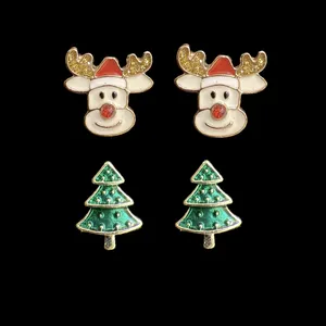 گوشواره زنانه مدل 2456 بسته ۲ عددی