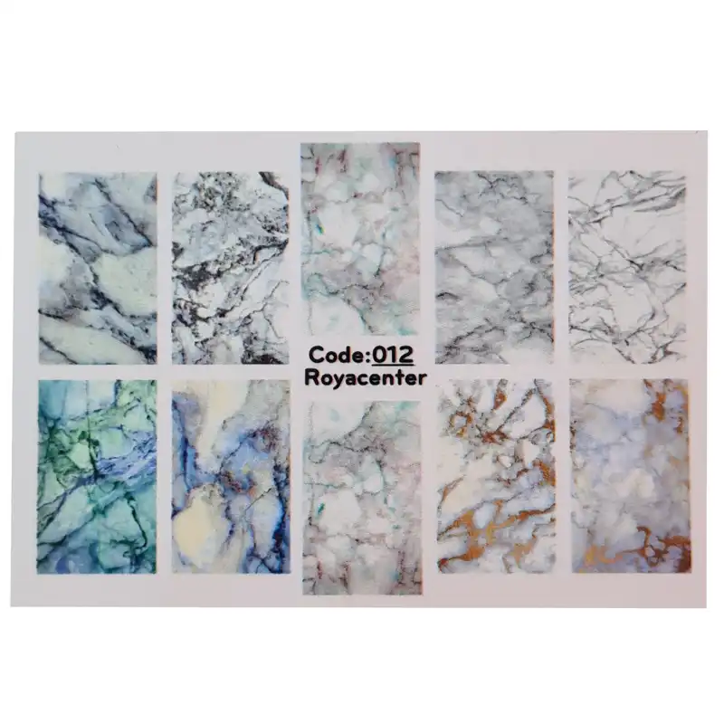 برچسب لنز ناخن رویاسنتر مدل 012