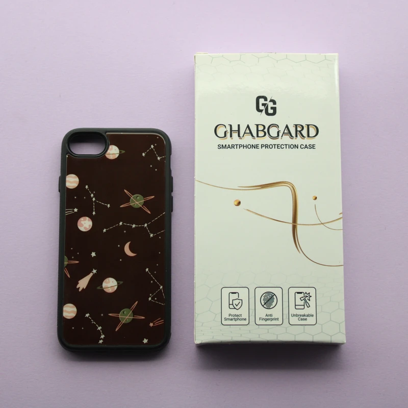  کاور قاب گارد مدل پشت گلس فانتزی مناسب برای گوشی موبایل اپل iPhone 7/8/SE 2020/SE 2022 